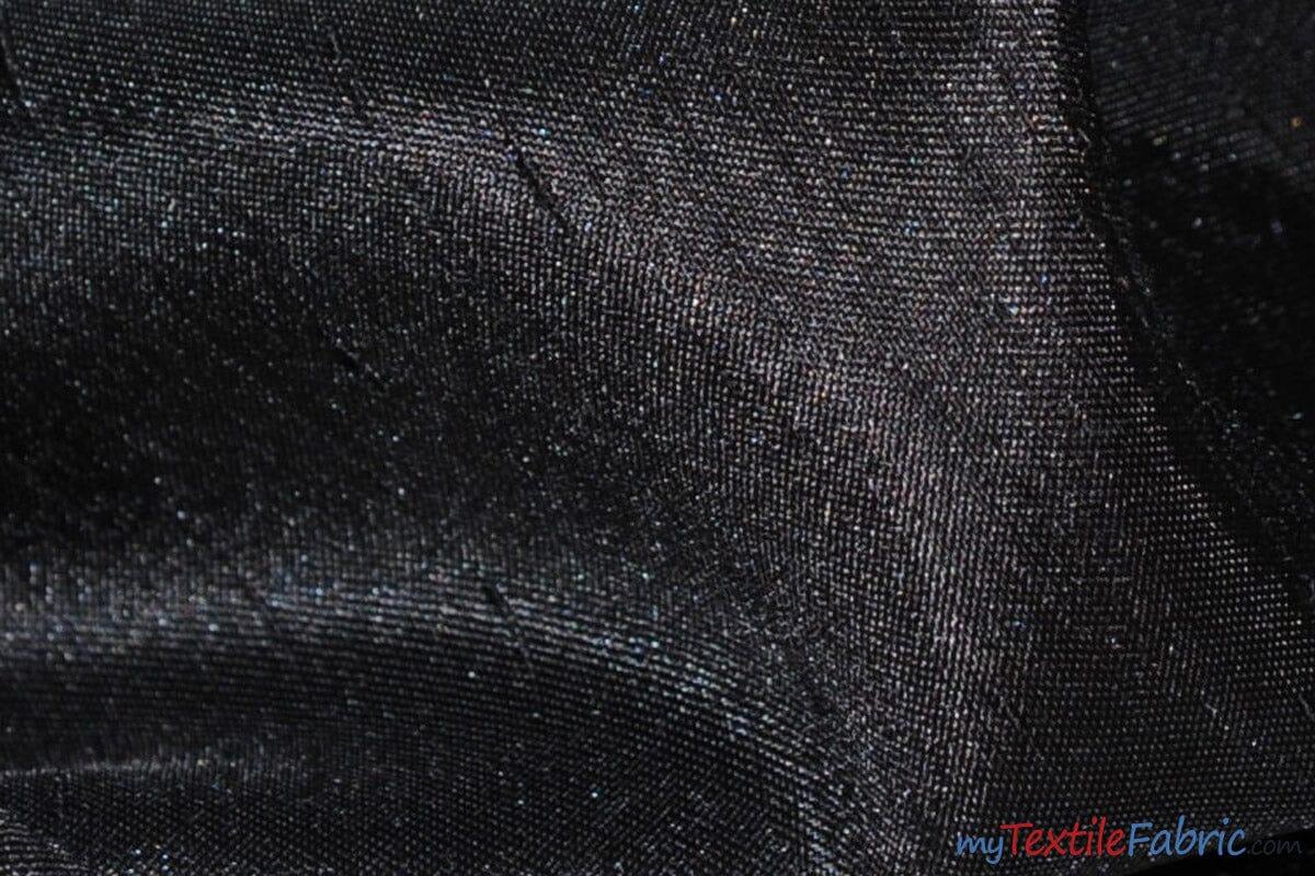 Shantung Satin Polyester Fabric - Reversible Satin Dupioni Silk, Multiple Colors, 58/60" Width (Yards, Bolts, Sample Swatches)