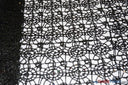 Open Weave Chain Chemical Lace Polyester Fabric - Sheer Metallic Open Work, Sequins Embellished, 50" Width, 10 Colors (1 Yard)