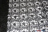 Open Weave Chain Chemical Lace Polyester Fabric - Sheer Metallic Open Work, Sequins Embellished, 50" Width, 10 Colors (1 Yard)