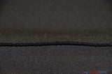 Solid Neoprene Knit Super Techno Fabric - Solid, White Navy Black, 58/60" Width, 2MM Thickness (1 Yard)