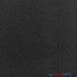 10 Oz 100 Percent Cotton Canvas Fabric - Bleached White, Dyed Black, 60" Wide (1 Yard)