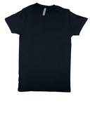Lucky Friends 1001 100% Cotton Fabric - Black, Round Neck, Lightweight 4.2 Oz, Tubular, 6 Sizes (1 Piece)