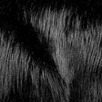 Black Faux Fur Fabric - Luxury Shaggy, Black, 60" Width (1 Yard)