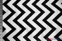 Chevron Lamour Satin Polyester Fabric - Chevron Print, 58/60" Width, Multiple Colors (1 Yard)