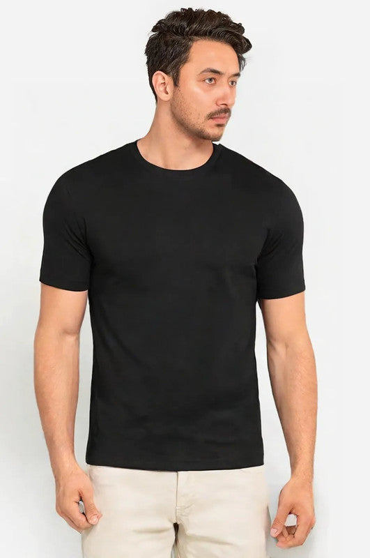 Premium Comfort Cotton and Poly T-Shirt – Classic Crew Neck, Breathable & Stylish Everyday Wear