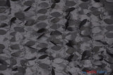 Leaf Taffeta Polyester Fabric - Leaf Applique, Solid, 57" Width (1 Yard)