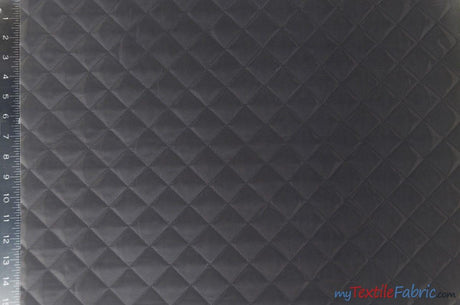 Quilted Polyester Batting Fabric - Diamond Quilted Padded Lining, 58/60" Width (1 Yard)