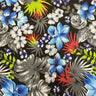 Hawaiian Floral Mix Poly Cotton Fabric - Tropical Floral, Multicolor, 58/60" Width (1 Yard)