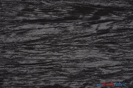 Crease Taffeta Crush Taffeta Polyester Fabric - Crushed Texture, 50/52" Width (Continuous Yards Or By Bolt)