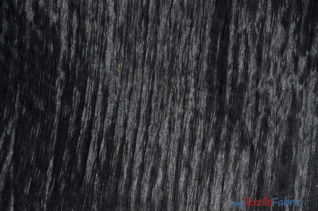 Italian Crush Satin Polyester Fabric - Solid Multiple Colors, 108" Width (1 Yard)