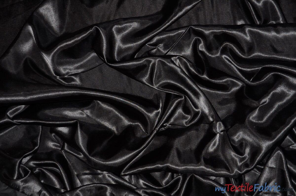 Silky Soft Medium Satin Polyester Fabric - Solid, 58/60" Width (70 Yard Bolt)