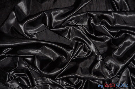 Silky Soft Medium Satin Polyester Fabric - Solid, 58/60" Width (70 Yard Bolt)