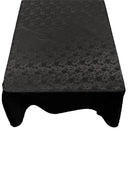 Rectangular Tablecloth Roses Jacquard Satin Fabric - Rose Pattern, 60" X 72" (1 Piece)