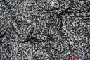 Spider Web Sequins Polyester Fabric - Metallic Web Sequins, Sheer, 54" Wide (1 Yard)