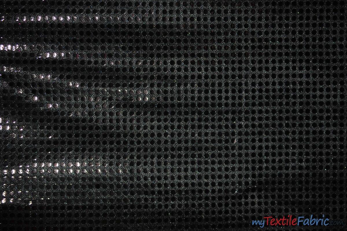 Confetti Dot Sequins Polyester Fabric - Round 6Mm Sequins, 45" Wide (1 Yard)