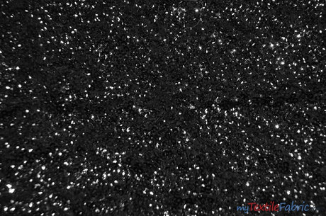 Gatsby Sequins Polyester Fabric - 6Mm Flat Sewn Sequins On Mesh, 52" Width, Multiple Colors (1 Yard)