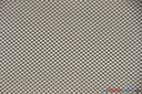 Italian Hard Net Polyester Fabric - Black And White Netting, 54" Width (1 Yard)
