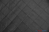 Taffeta Pintuck Fabric - 4" X 4" Diamond Pattern, 58" Width, Multiple Colors (1 Yard)