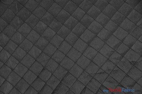 Pintuck 2X2 Taffeta Fabric - Diamond Pattern, 54" Width, Multiple Colors (1 Yard)