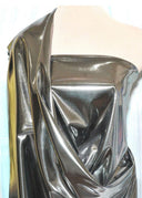 Soft Liquid Lame Stretch Fabric - White Gold, White Silver, Black Gold, Black Silver, 40" Cuttable, 45" Width (1 Yard)