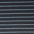Bamboo Lycra Jersey Knit Fabric Black Heathered Charcoal Grey Stripe