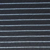 Bamboo Lycra Jersey Knit Fabric Black Heathered Charcoal Grey Stripe
