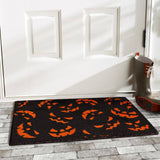 Scary Pumpkins 17 in. x 29 in. Coir Door Mat