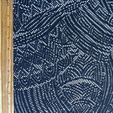 Black Stretch Lace Poly Lycra Fabric 18" Remnant