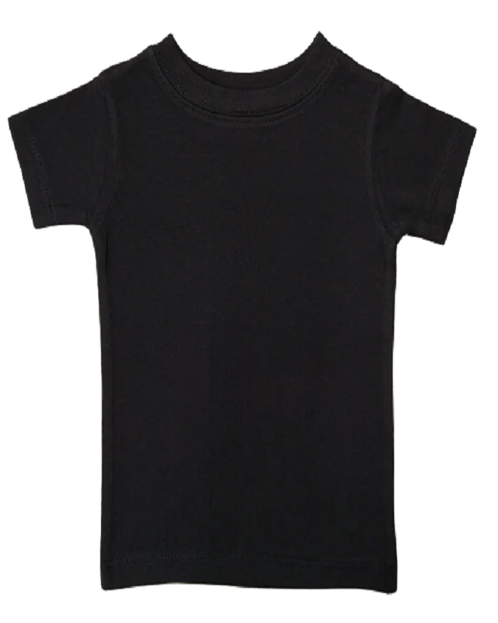Lucky Friends 801 Toddler Cotton T-Shirt Fabric - Black, Toddler Graphic Print (6 Months To 5T)
