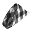 (12 / Pack) White Black 18″ Checkered Polyester Napkin