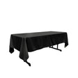 Black 100% Polyester Rectangular Tablecloth 60 x 108″
