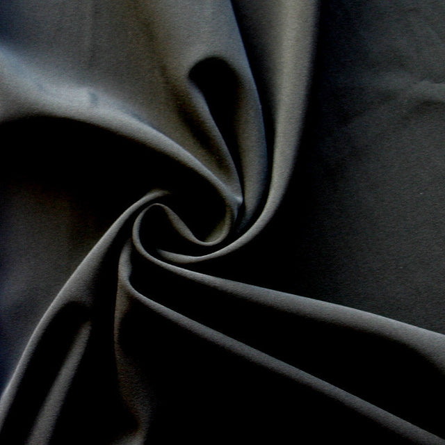 Stretch Woven Black Fabric