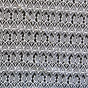 Nylon Spandex Swim Fabric Black Triangle Abstract 30" Remnant