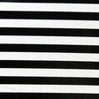 Swim Knit Black and White 1 Inch Stripe Nylon Spandex