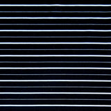 Black/White Pinstripe Nylon Spandex Swim Knit
