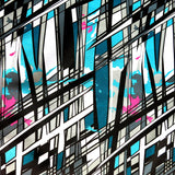Microfiber Boardshort Fabric Abstract Print