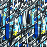 Microfiber Boardshort Fabric Abstract Print