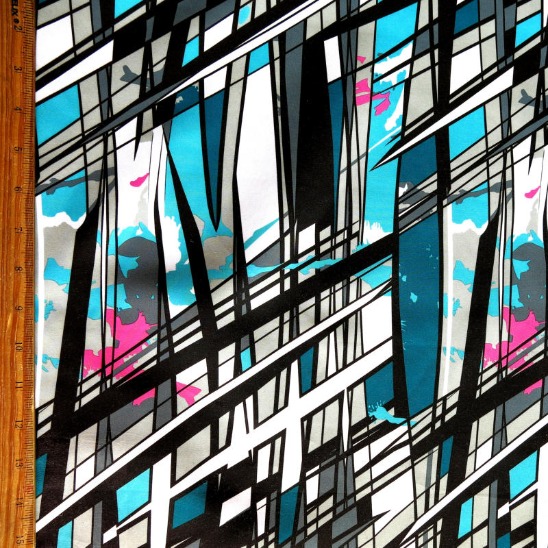 Microfiber Boardshort Fabric Abstract Print