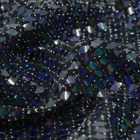 Transfer Sequin Lurex Stretch Fabric