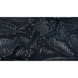 Bling Transfer Sequin In Lurex Nylon Spandex Fabric - Black/Silver, Black/Gold, Black/Fuchsia, Black/Royal, Black/Black, 58" Width, 175 GSM (1 Yard)
