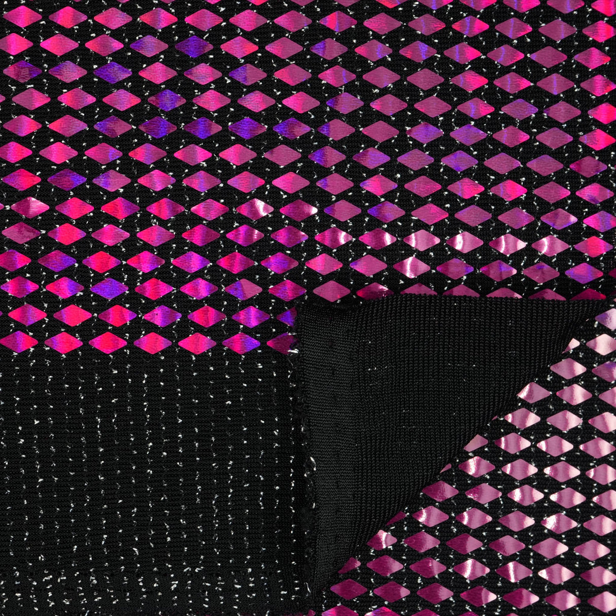 Transfer Sequin Lurex Stretch Fabric