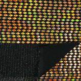 Bling Transfer Sequin In Lurex Nylon Spandex Fabric - Black/Silver, Black/Gold, Black/Fuchsia, Black/Royal, Black/Black, 58" Width, 175 GSM (1 Yard)