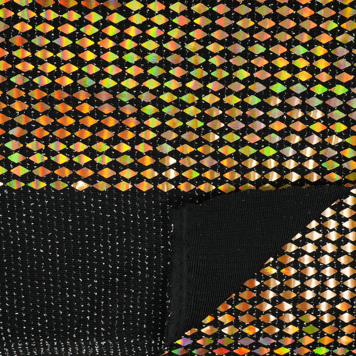 Transfer Sequin Lurex Stretch Fabric