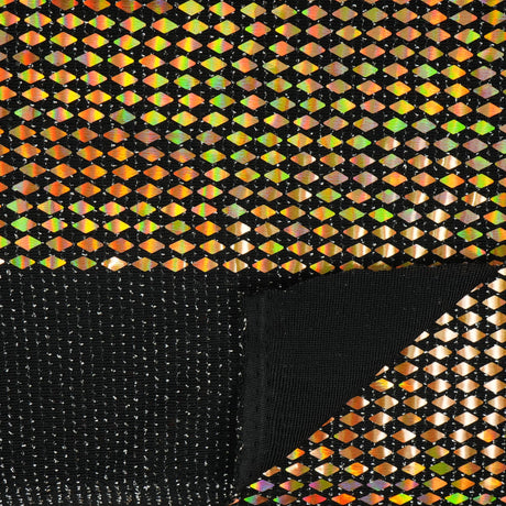 Transfer Sequin Lurex Stretch Fabric