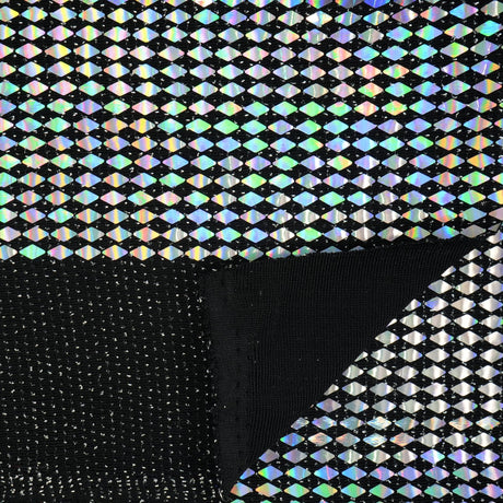 Transfer Sequin Lurex Stretch Fabric