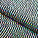Bling Transfer Sequin In Lurex Nylon Spandex Fabric - Black/Silver, Black/Gold, Black/Fuchsia, Black/Royal, Black/Black, 58" Width, 175 GSM (1 Yard)
