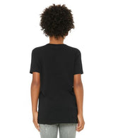 Bella Canvas 3001Y Airlume Combed And Ring-Spun Cotton Fabric - Black, Crew Neck, Short Sleeve, Youth Tee (1 Unit)