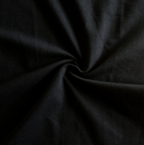 Bamboo Spandex Jersey Knit Fabric Black