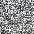 Nylon Spandex Swim Knit Black Grey Leopard Print