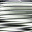 Nylon Lycra Swim Knit Black Narrow Stripes on White